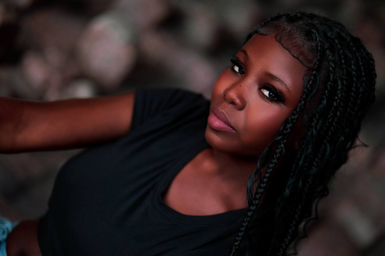 Boudoir portrait detail