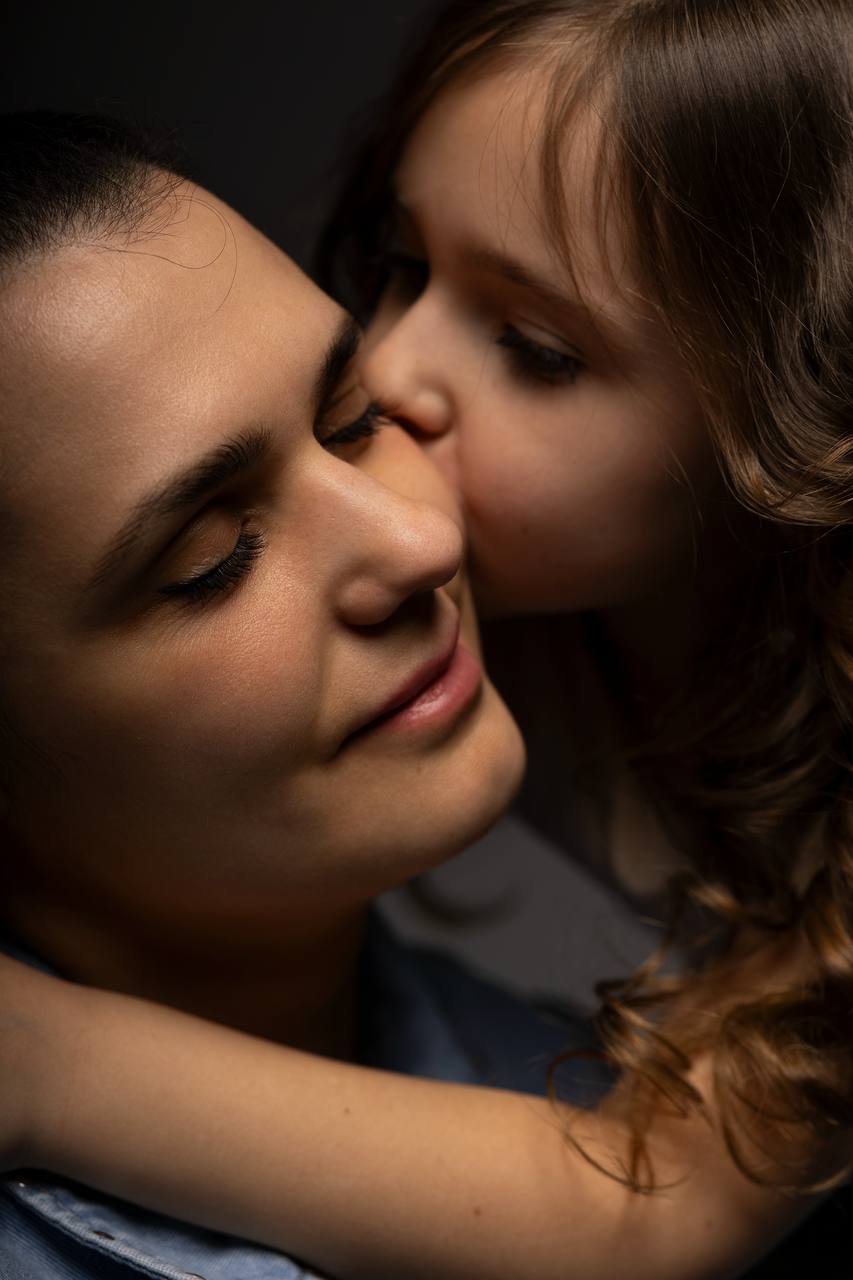 Couple portrait by the water